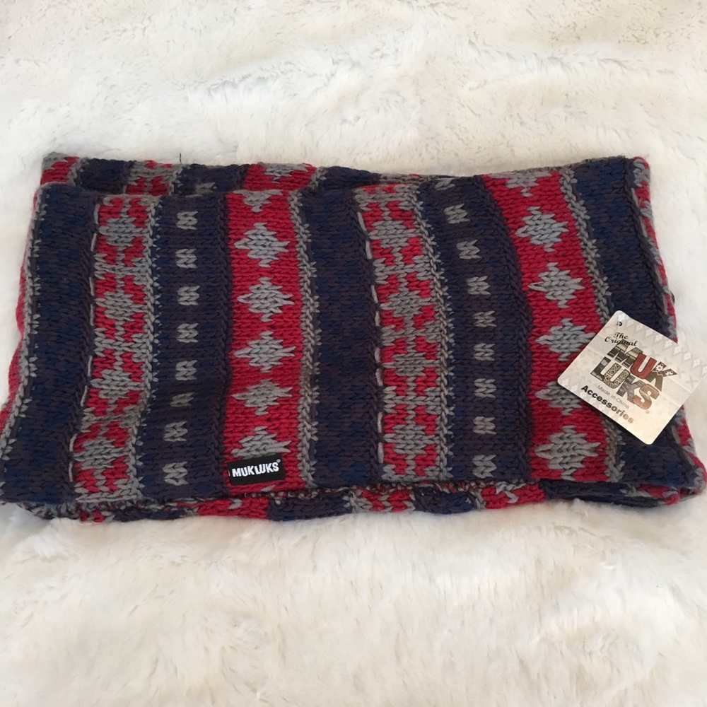 ❗️LAST 1❗️ MUK LUKS Thick Double Infinity Scarf - Picture 2 of 5