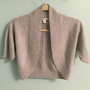 Banana Republic silver shrug in like new condition