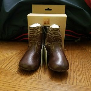 Frye infant campus stitching horse bootie