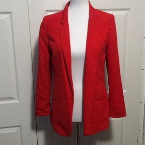 Red H&M blazer