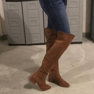 7-7.5 Knee High Brown Boots