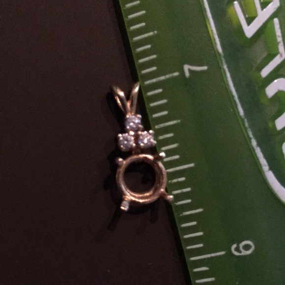 PRICE DROP 💥 Diamond 14k Pendant - Picture 2 of 5