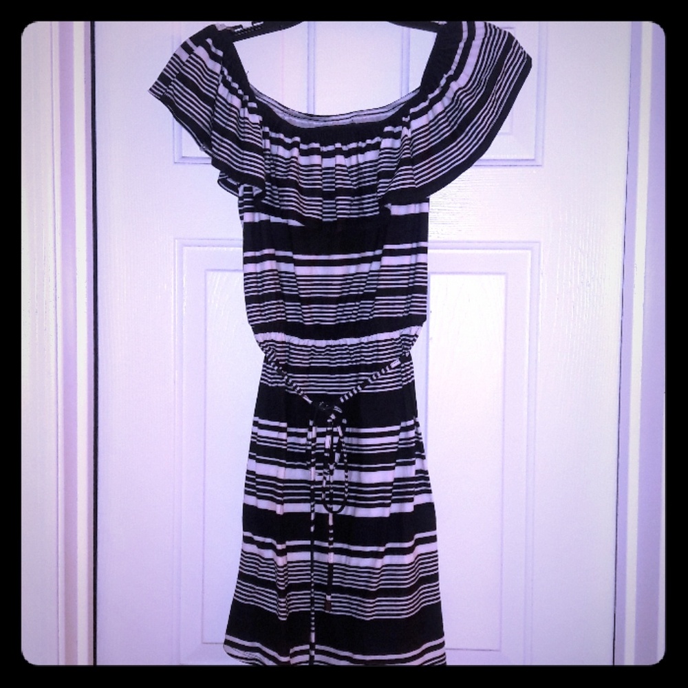 Off the shoulder dress