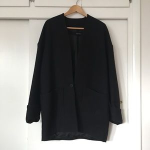 ISABEL BENENATO/ wool-flax blend coat