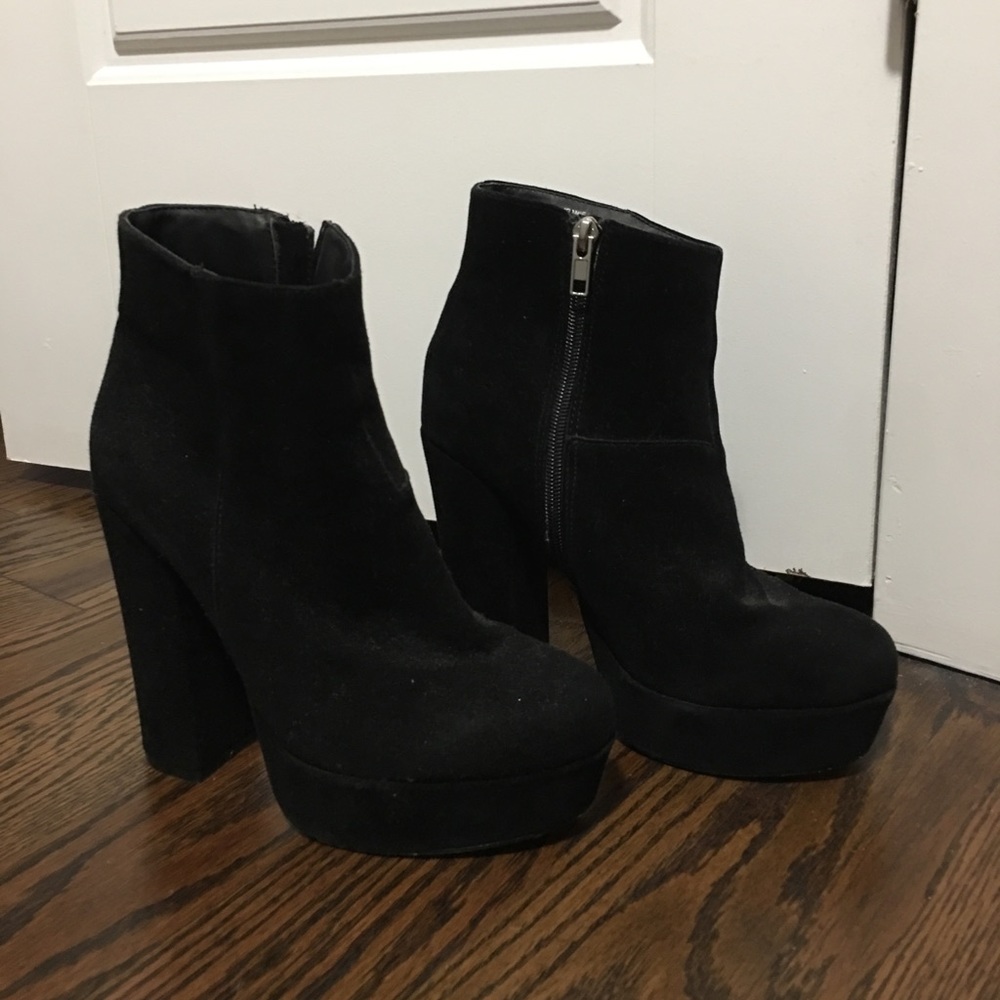 Steven Madden heel booties
