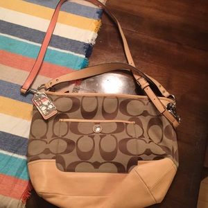 Tan Coach Bag