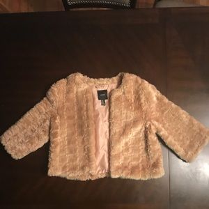 Fur cardigan