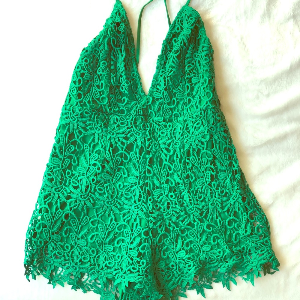 Gorgeous Green Romper