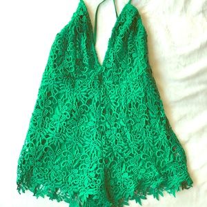 Gorgeous Green Romper