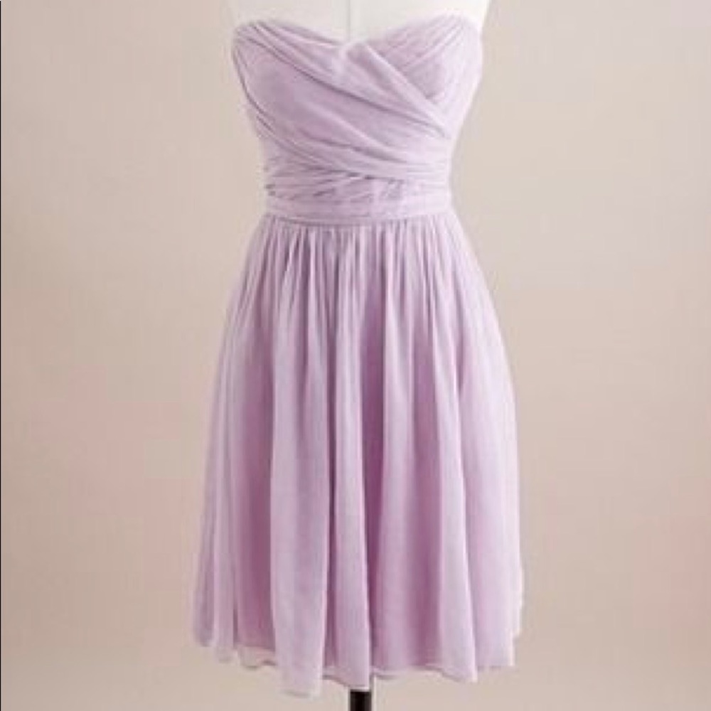 Beautiful Lilac JCrew formal dress. Size 8. NWT