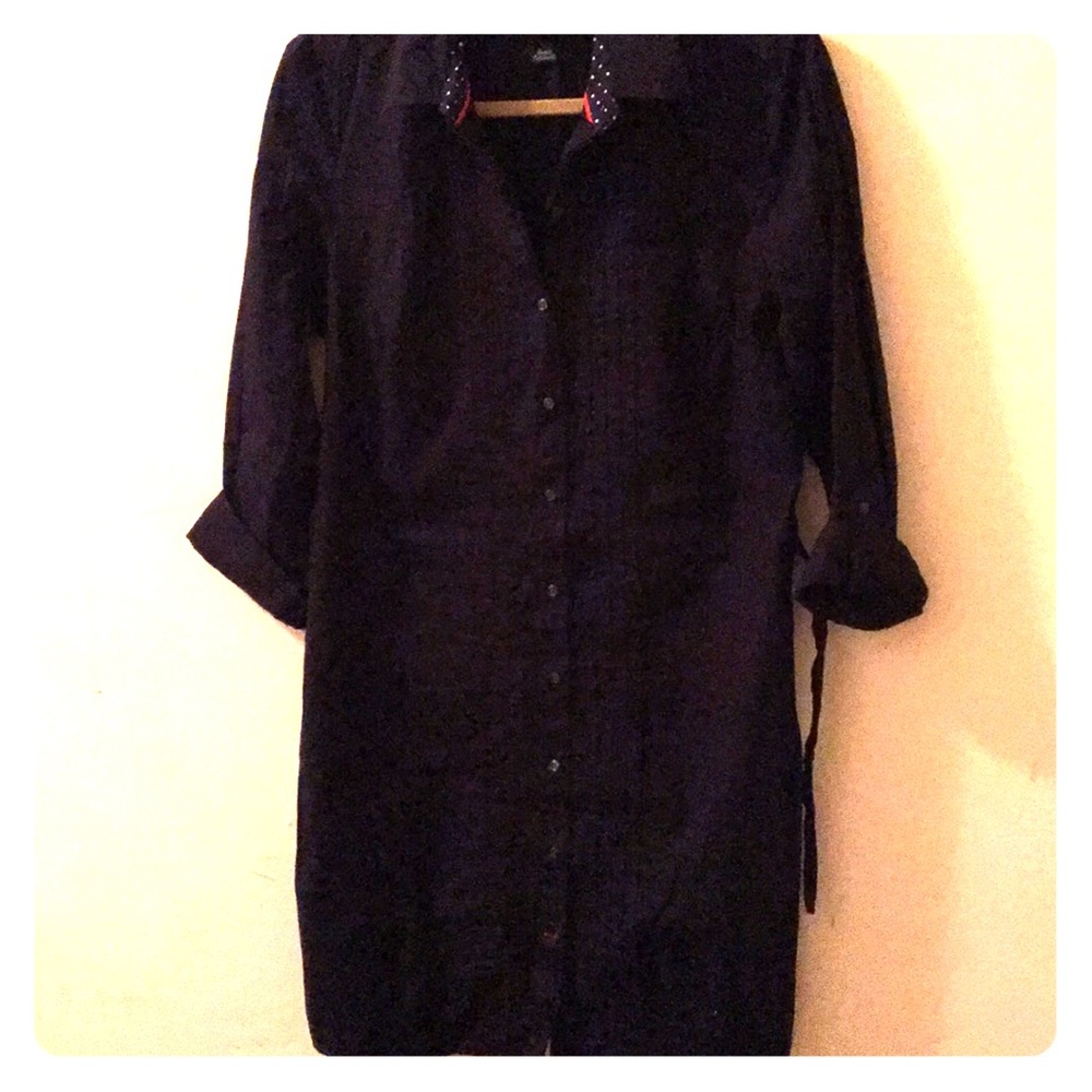 Tommy Hilfiger navy shirt dress