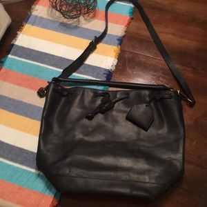 Black Leather Madewell Bag