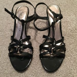 Black Chinese Laundry strappy sandals