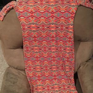 Orange and multi color Julia dress