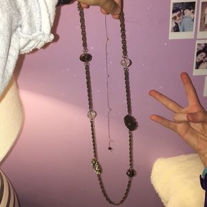 long flower necklace