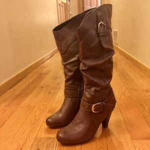 Rialto Brown Heeled Boots