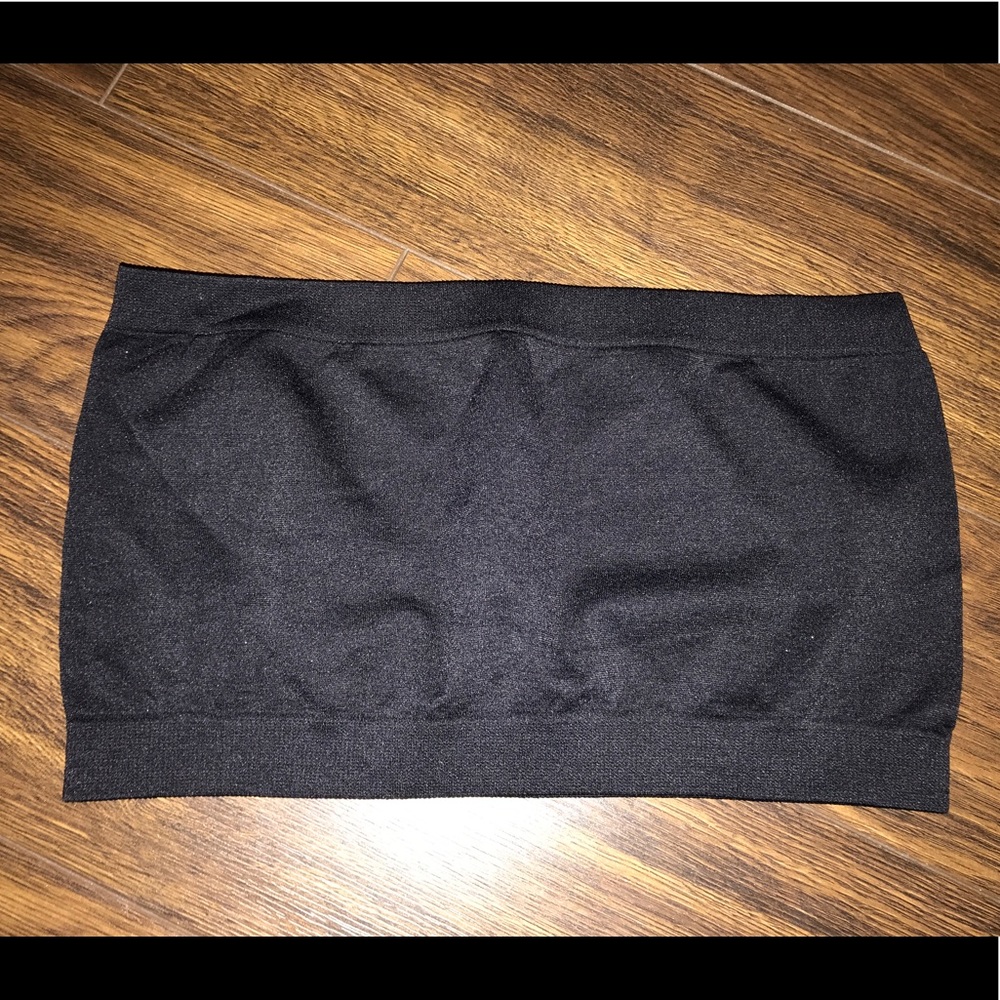 Black Bandeau Top