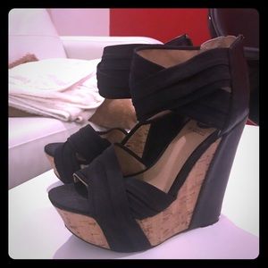 Women's g by guess platform wedge size 6.5