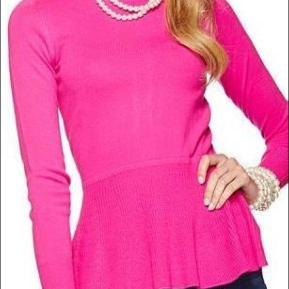 Lilly Pulitzer Aurora Sweater in Mambo Pink