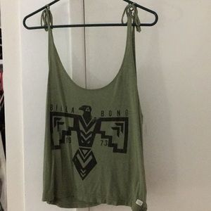 Green billabong tank