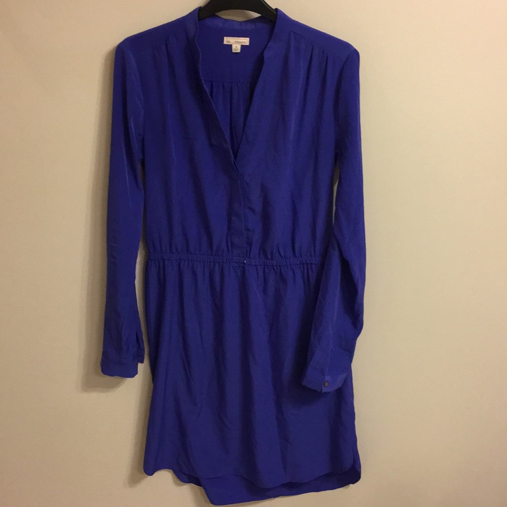 Gap electric purple shirt dress
