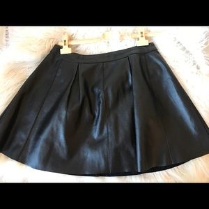 Leather skirt