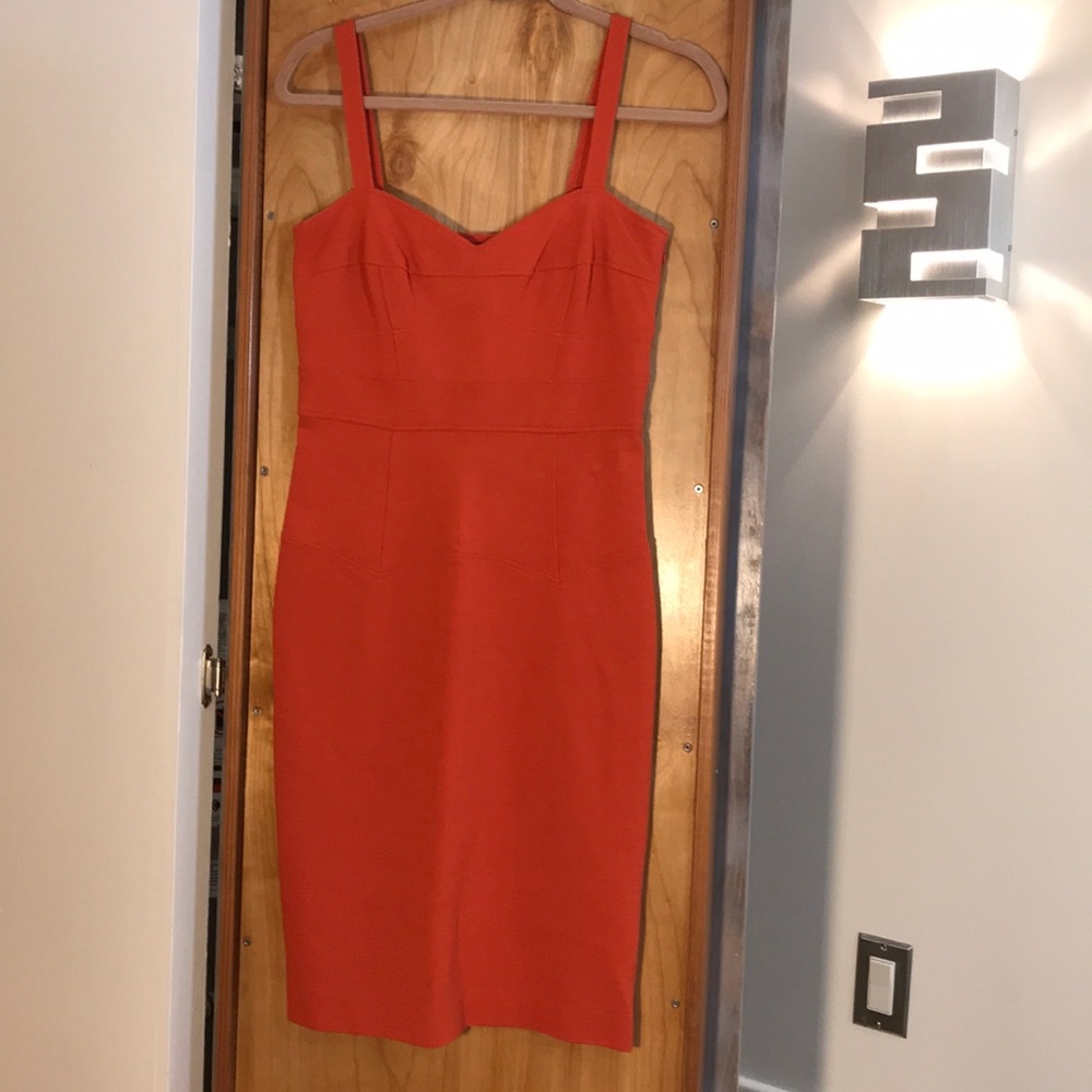 Diane Von Furstenberg orange dress
