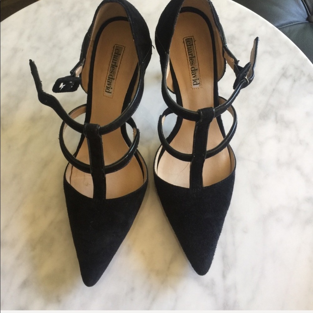 Black Charles David Heels