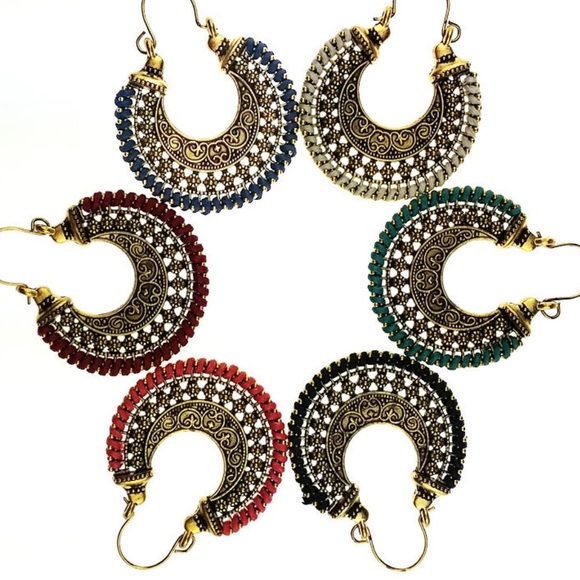 Antique-Style Gold-Tone Braided Loop Earrings NWT - Picture 7 of 8