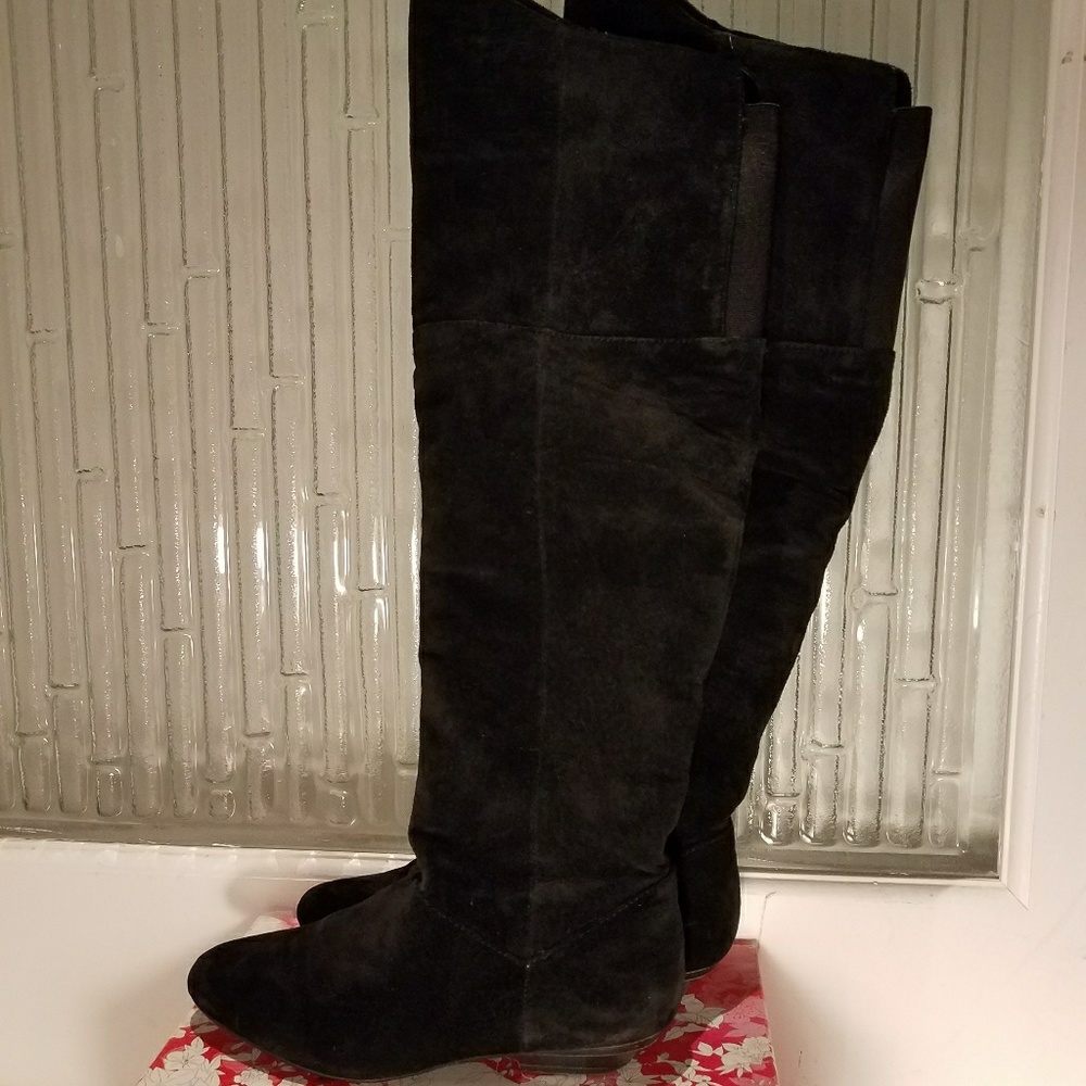 Black Suede Boots