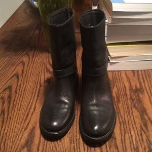 madewell motorcycle boots euc
