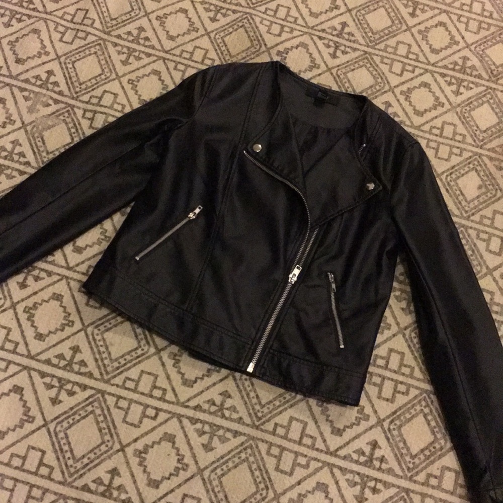 (Faux) Leather jacket