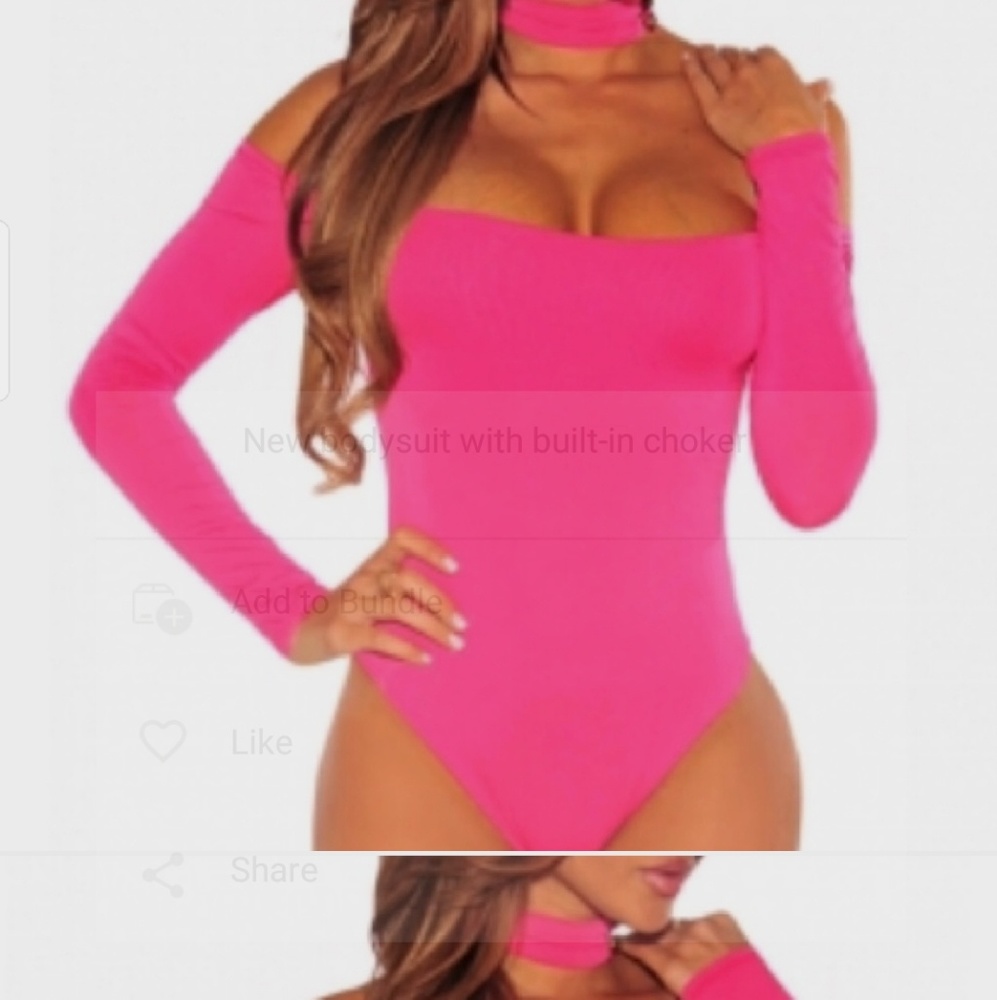 Hot pink bodysuit