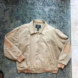 Orvis Cotton Jacket w/ leather patches on elbows