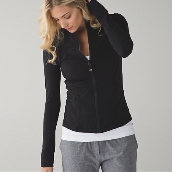 black yoga jacket