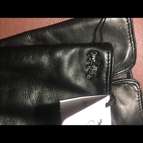 COACH BLACK GLOVES - Picture 4 of 8