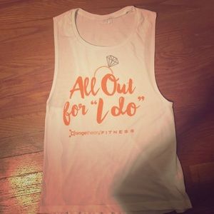 Orangetheory fitness All out for "I do" tank