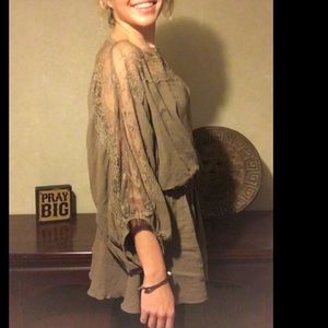 Olive we the free, free people top