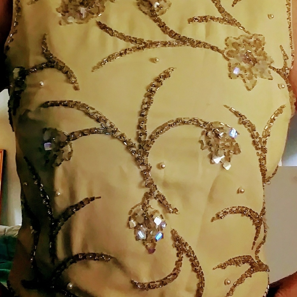Vintage Beaded Blouse