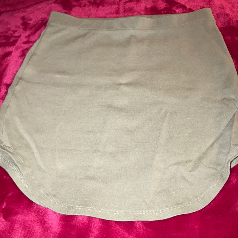 Forever 21 Olive mini skirt