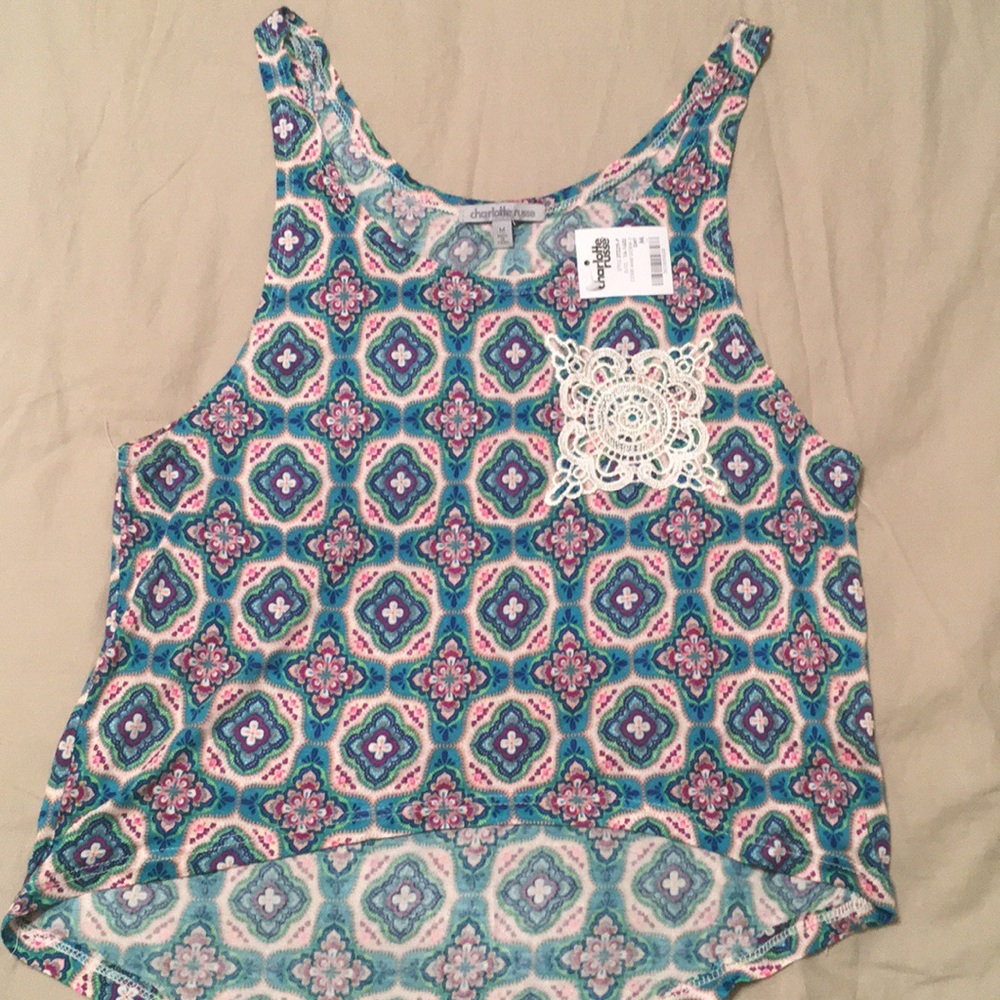 Crop Top High-Low Tank