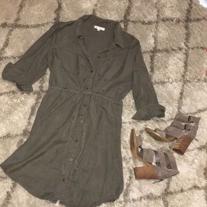 Button down dress 🍂