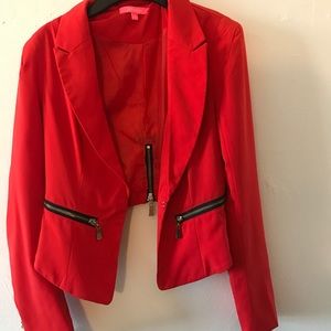 Red blazer