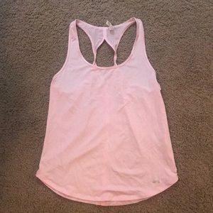 Under Armour pink twisted back tank