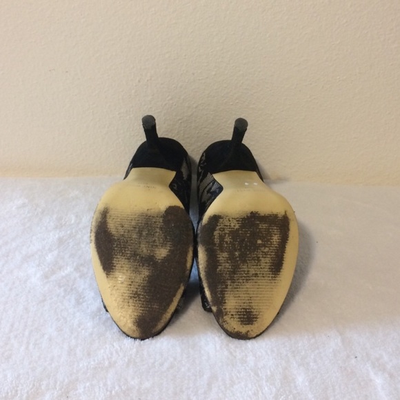 Lace Peep Toe Pumps - Picture 3 of 5