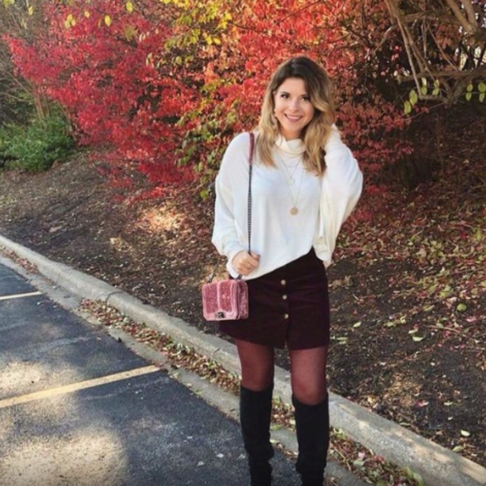 VELVET CHEVRON QUILTED SMALL LOVE CROSSBODY