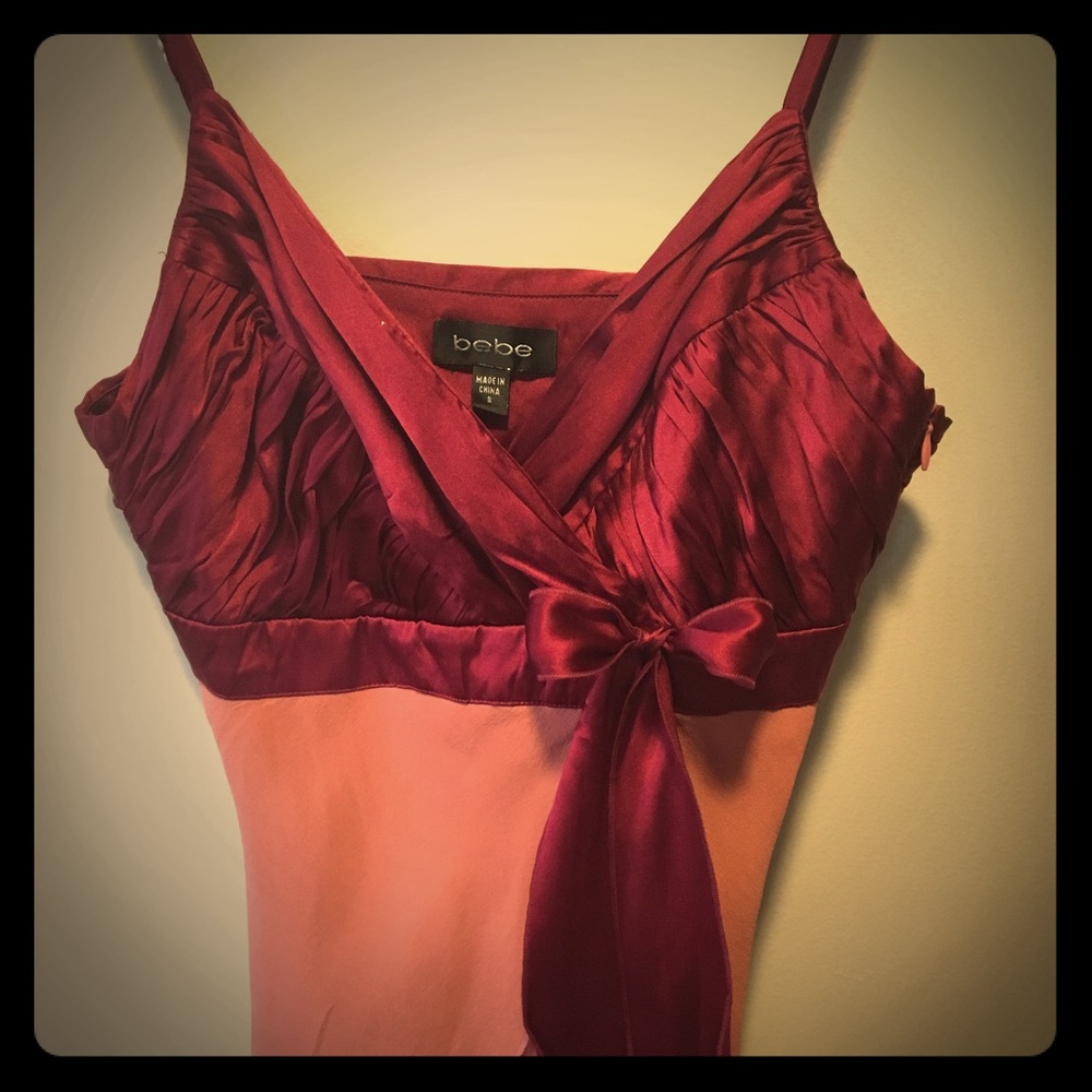 Bebe Spaghetti Strap Shirt