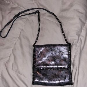 NWOT Grey Crossbody
