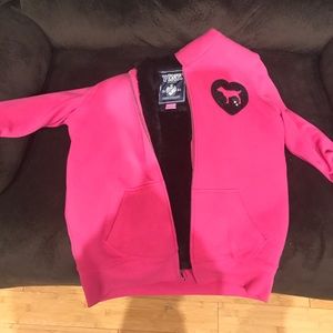 Victoria's Secret Pink Jacket with Fur
