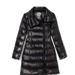 Vince Camuto Long Black Puffer Coat